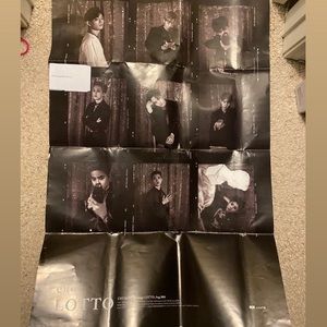 K-Pop EXO Lotto Folded Poster
